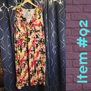 east 5th stretchy dress 3x floral print